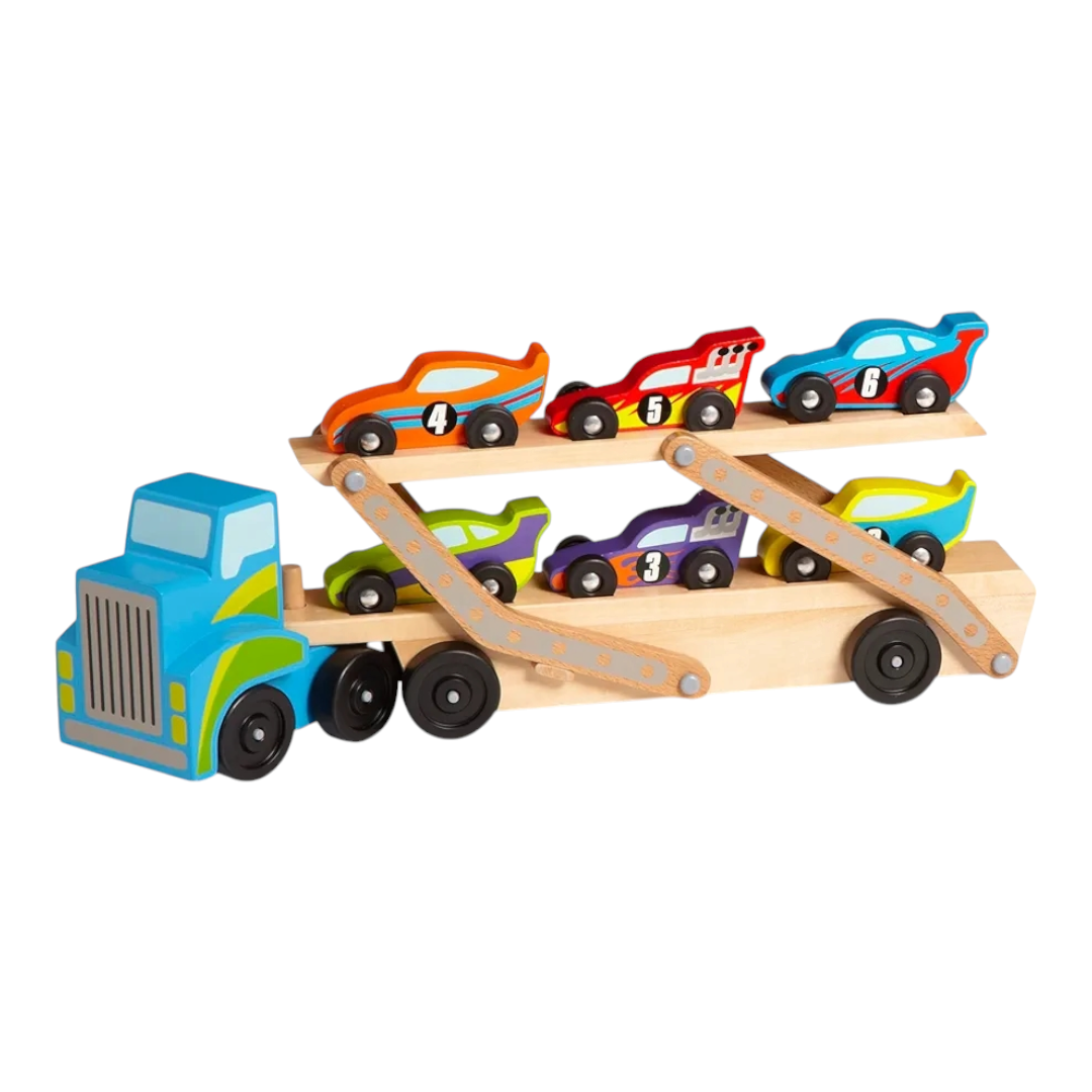 Melissa & Doug - Jumbo Race-Car Carrier