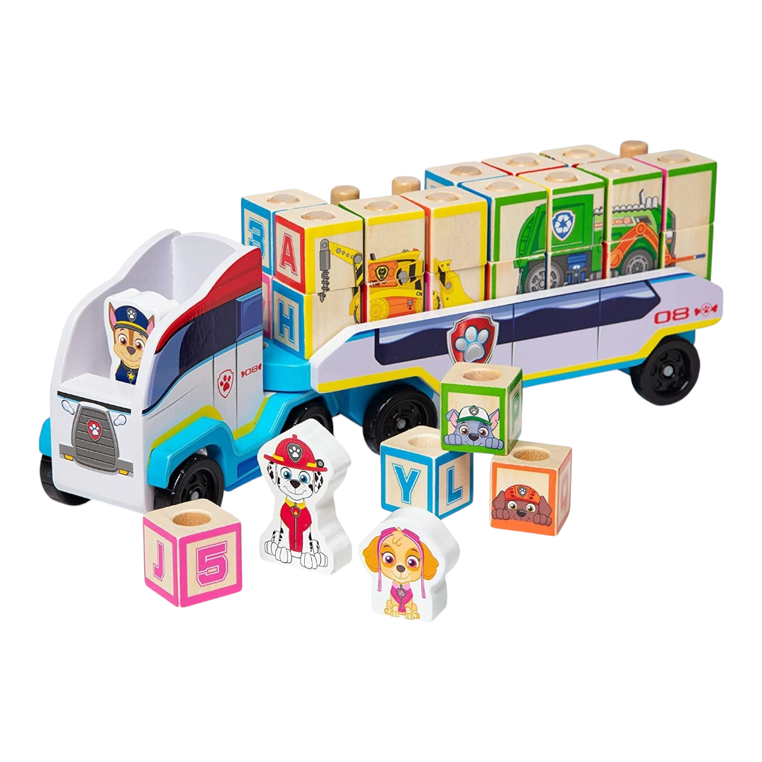 Melissa & Doug - Paw Patrol - ABC Wooden Block Truck