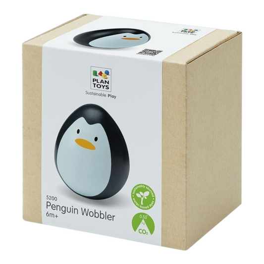 PlanToys - Penguin Wobbler Baby Toy