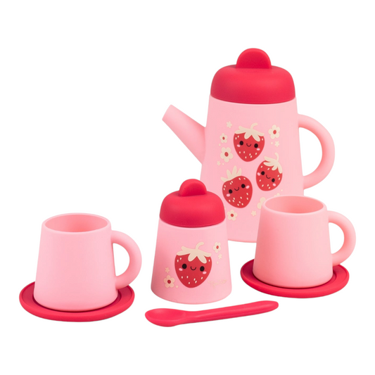 Tiger Tribe - Silicone Tea Set - Strawberry Patch