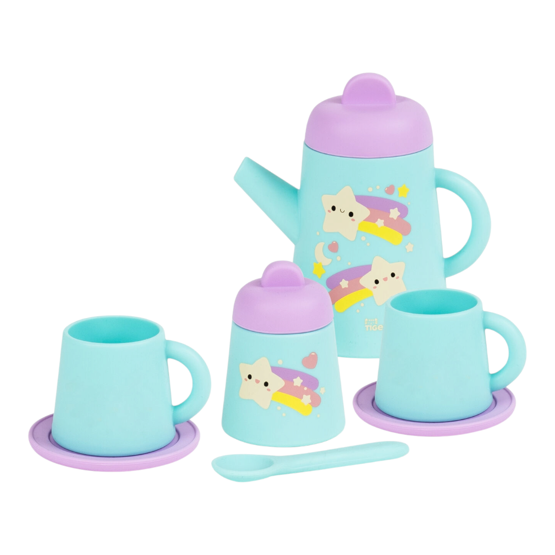 Tiger Tribe - Silicone Play Tea Set - Starlight Party