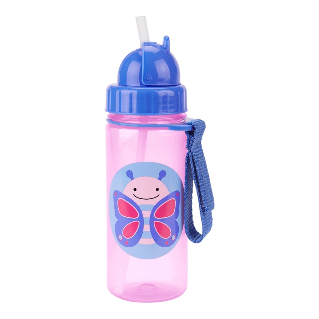 Skip Hop Zoo PP Straw Bottle - Butterfly