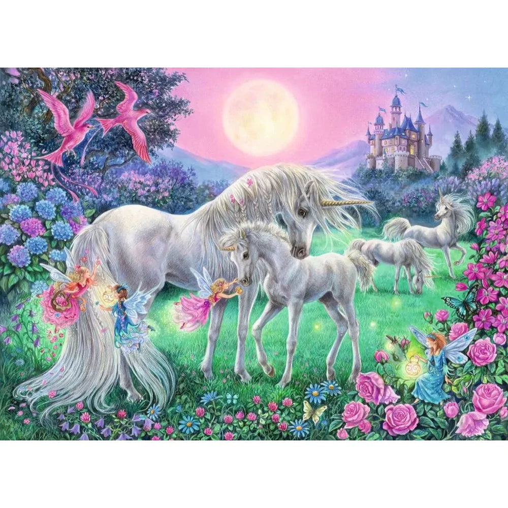 Ravensburger Unicorns in the Moonlight Puzzle 100pc