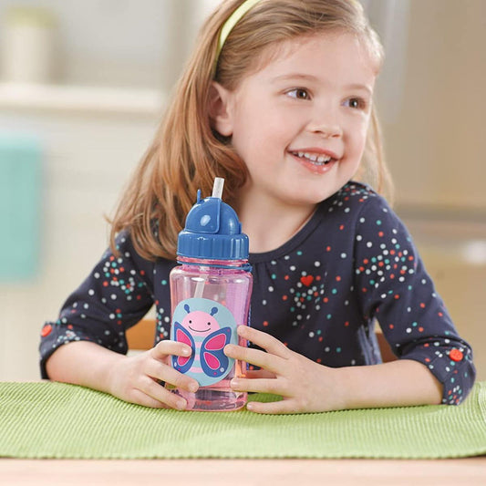 Skip Hop Zoo PP Straw Bottle - Butterfly