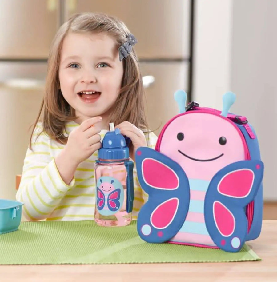 Skip Hop Zoo PP Straw Bottle - Butterfly