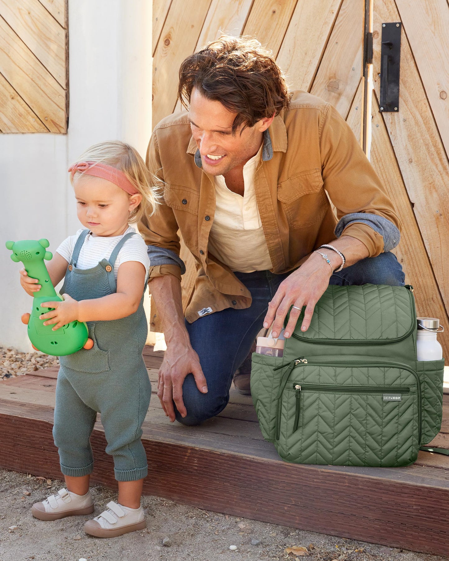 Skip Hop Forma Nappy Backpack - Dark Sage