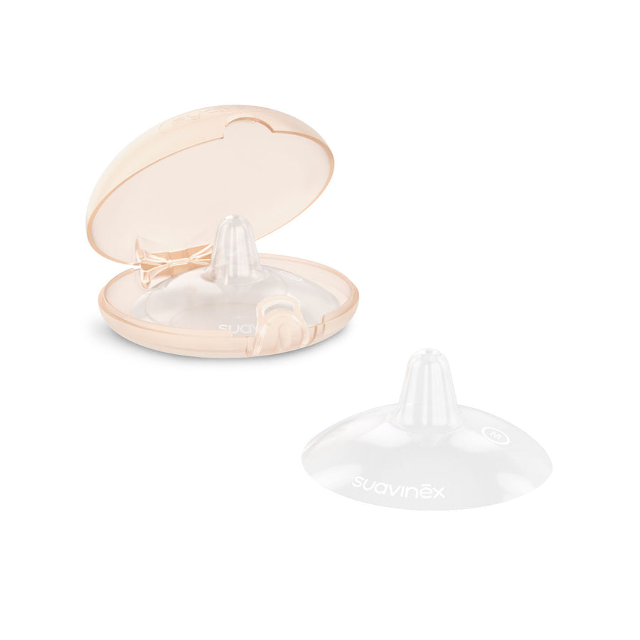 Suavinex Silicone Nipple Shields with Storage Box