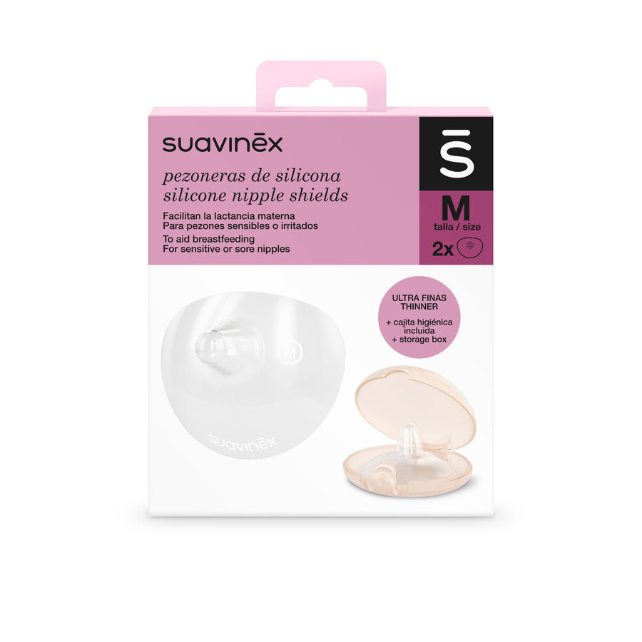 Suavinex Silicone Nipple Shields with Storage Box