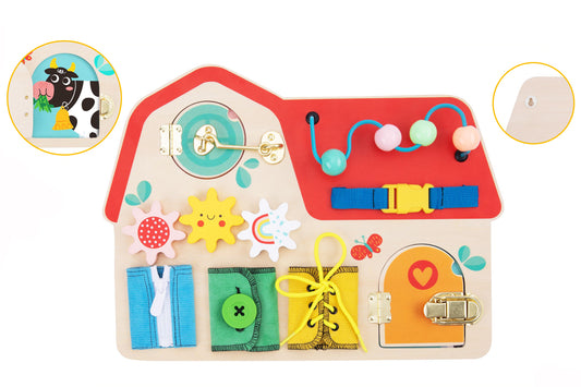 Wooden Busy Board Toy