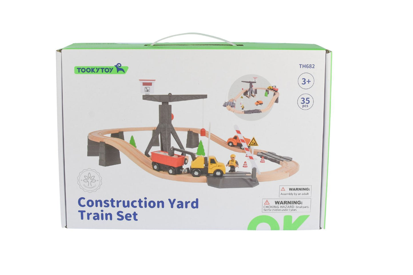 CONSTRUCTION YARD TRAIN SET 35PCS