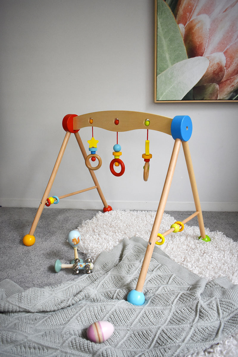 Baby Activity Wooden Play Gym