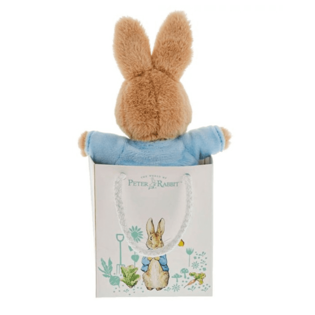 Mini Peter Rabbit Classic Soft Toy In Gift Bag | Serenity Kids