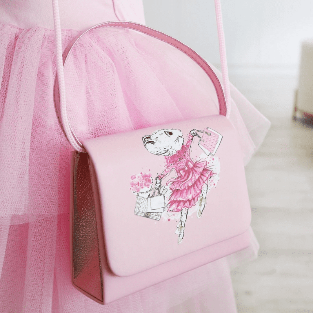 Claris - The Chicest Mouse In Paris ™️ Mini Fashion Handbag - Pink | Serenity Kids