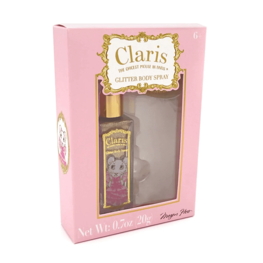 Claris - The Chicest Mouse In Paris ™️  Glitter Body Spray Atomiser | Serenity Kids
