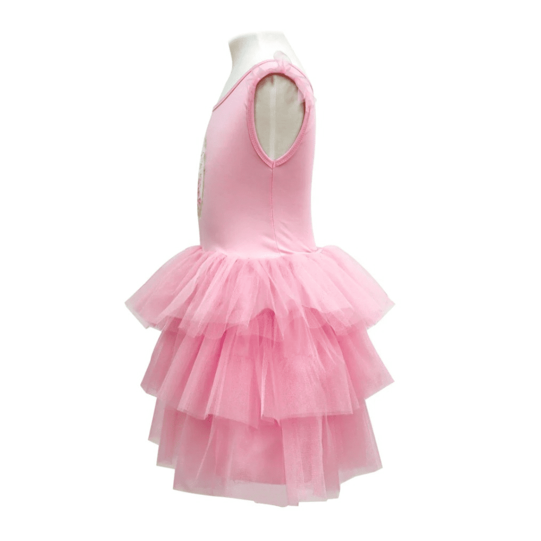 Claris - The Chicest Mouse In Paris ™️  Fashion Tulle Dress - Pink | Serenity Kids