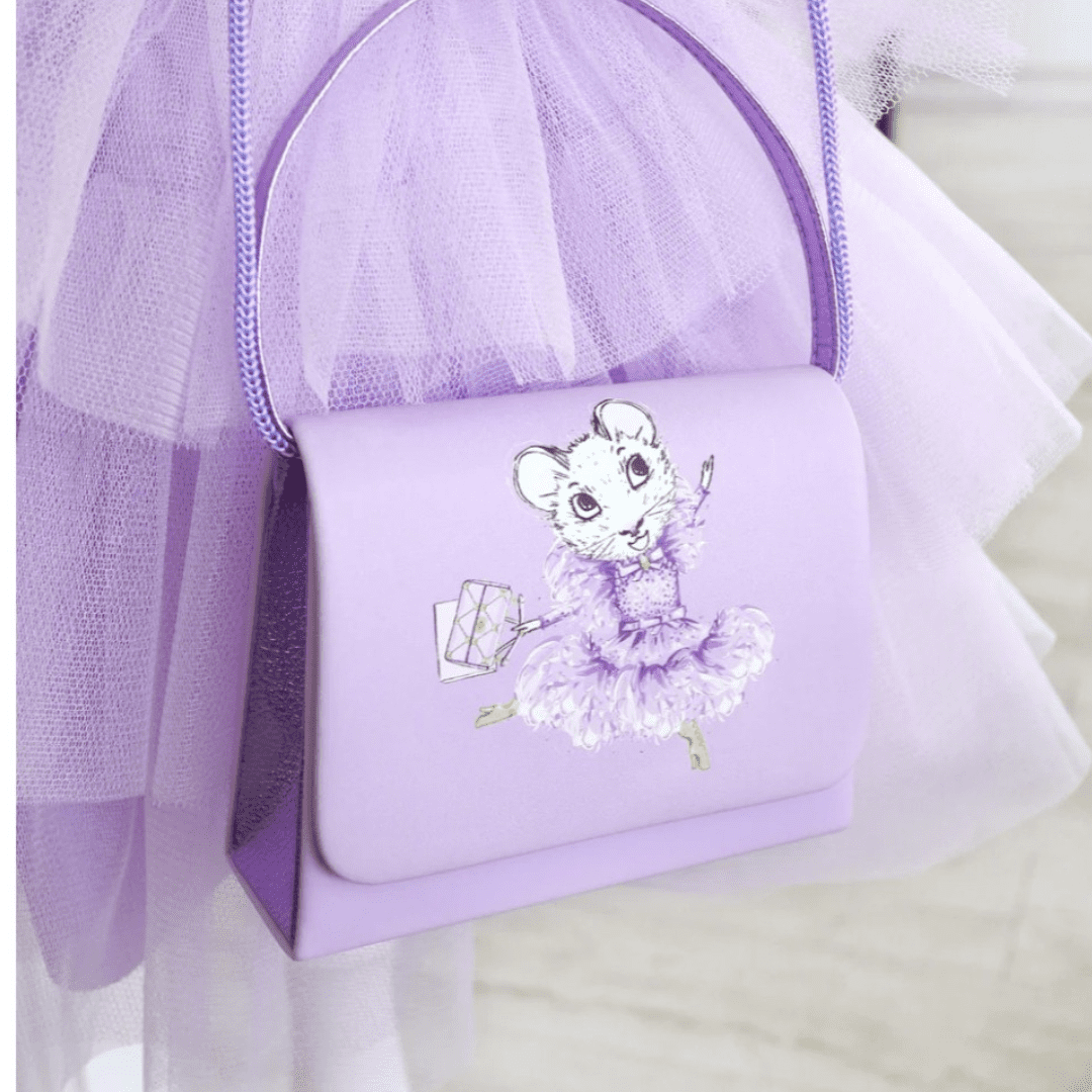 Claris - The Secret Crown Mini Handbag - Lilac | Serenity Kids
