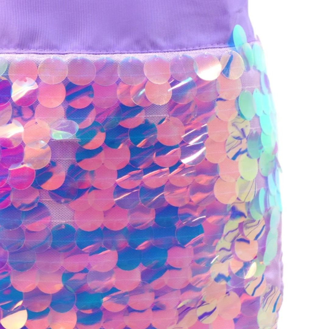 Flip Sequin Shimmering Mermaid Tail - Lilac