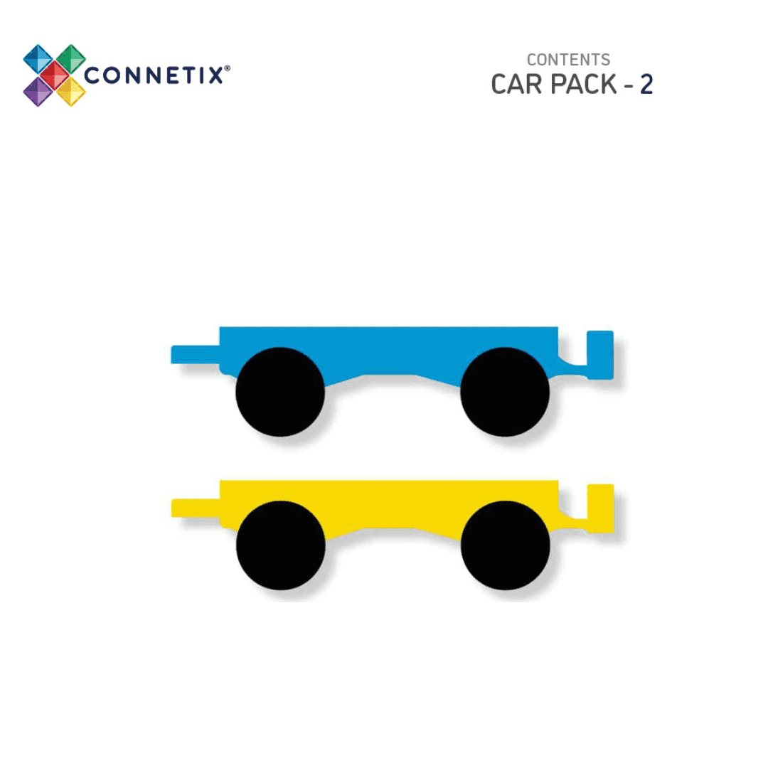 Connetix Tiles 2 Piece Car Pack AU | Serenity Kids