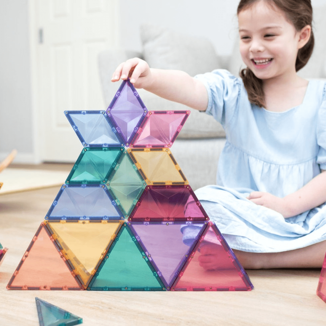 Connetix Tiles Pastel Shapes Expansion Pack 48 Pieces | Serenity Kids