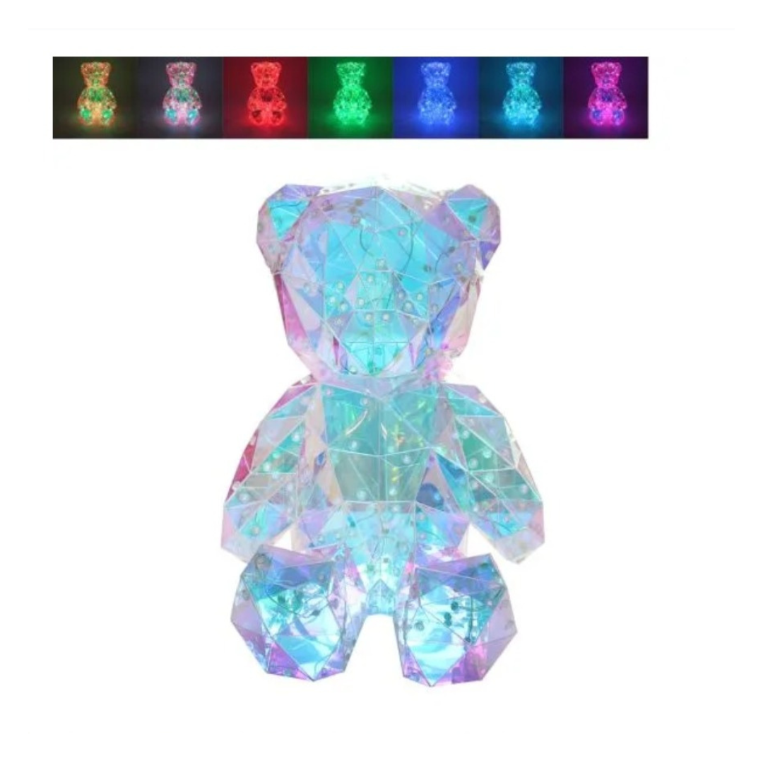 Starlightz Holographic LED USB Interactive Kids Night Light - Teddy Bear | Serenity Kids