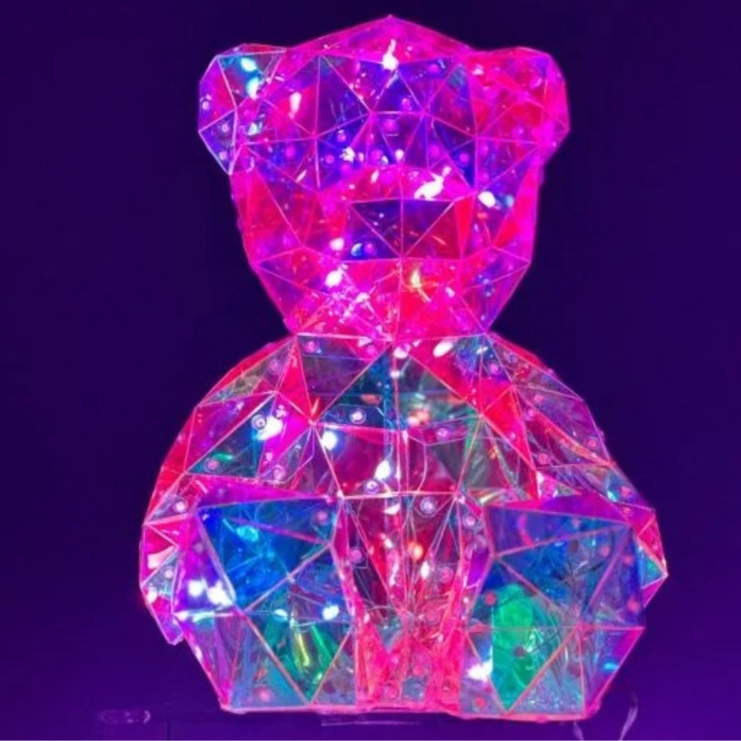 Starlightz Holographic LED USB Interactive Kids Night Light - Teddy Bear | Serenity Kids