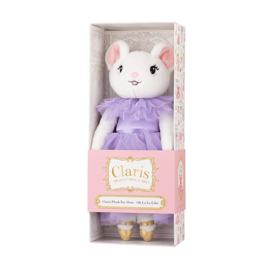 Claris Plush Toy 30cm - Oh La La Lilac | Serenity Kids