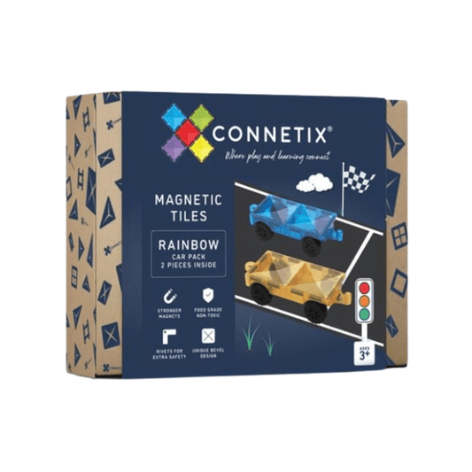 Connetix Tiles 2 Piece Car Pack AU | Serenity Kids