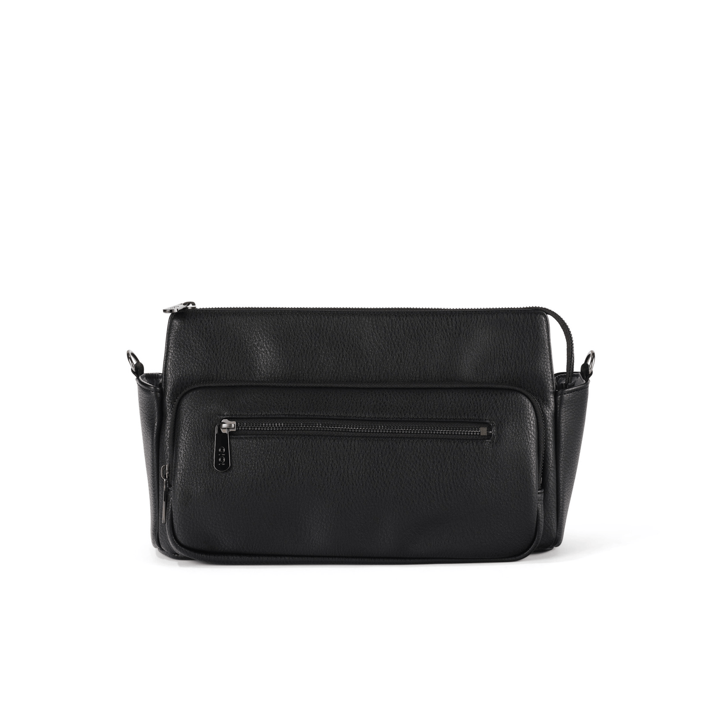OiOi Multitasker Pram Caddy 2.0 - Black Vegan Leather