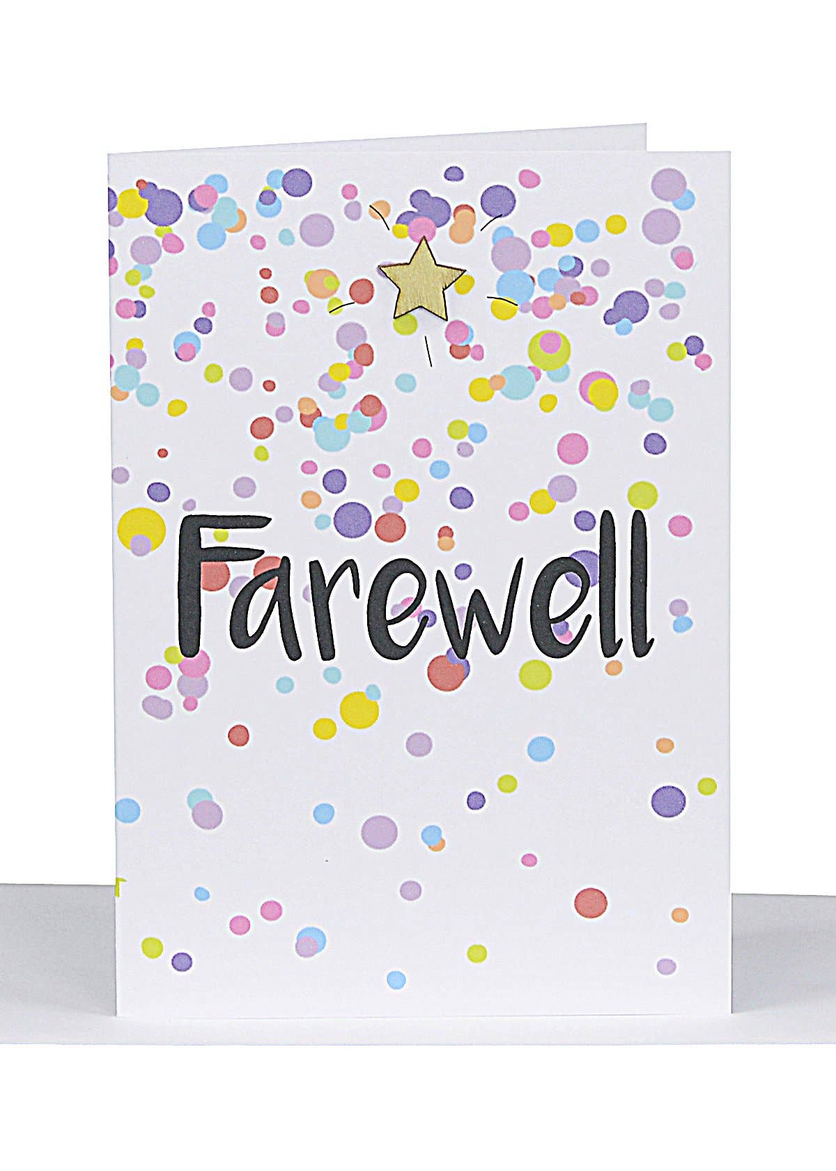 Wholesale Farewell Gift Card - Confetti