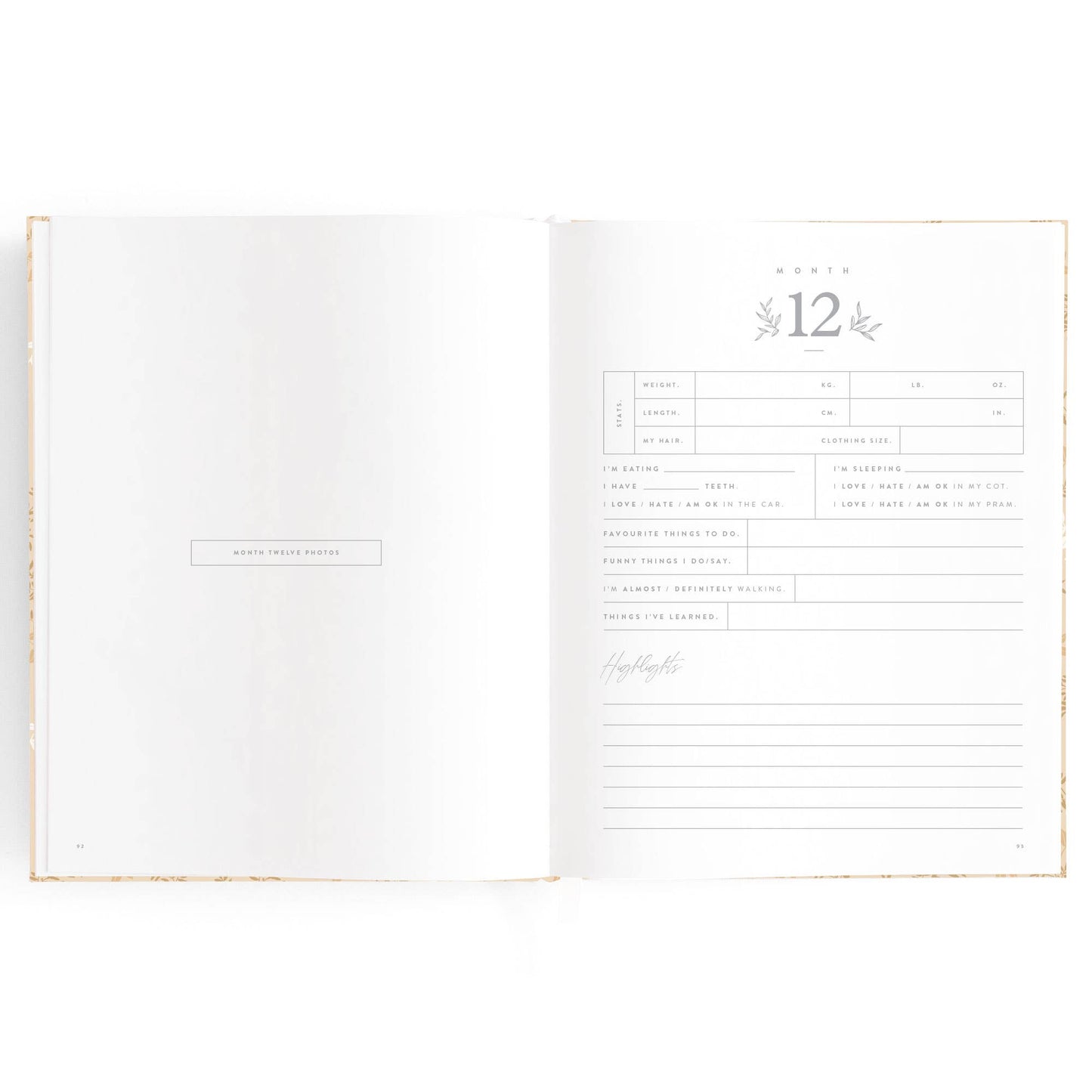 Baby Book Cedarwood