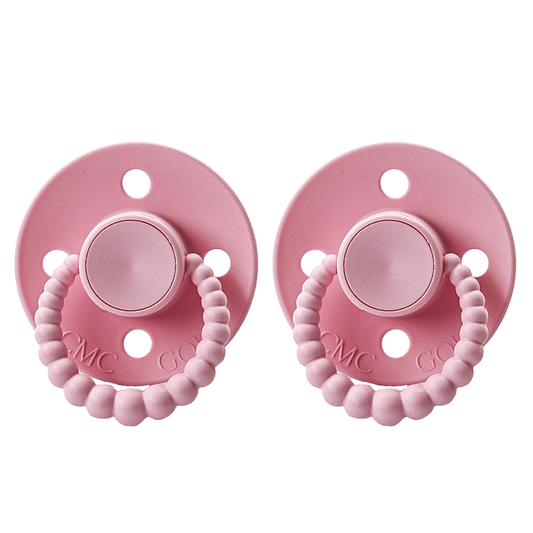 CMC Bubble Dummies Pack Of 2 - Baby Pink