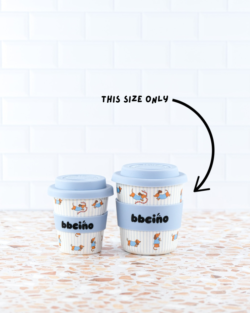 Dash in Blue Kids Keep Cup - 240ml (STRAW INCLUDED)