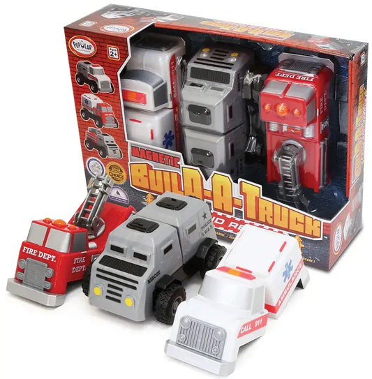 Magnetic: Build A Truck Rescue Toy