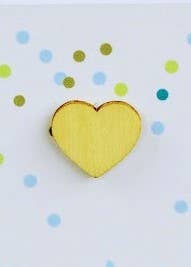 Baby Boy Greeting Card - Heart & Confetti