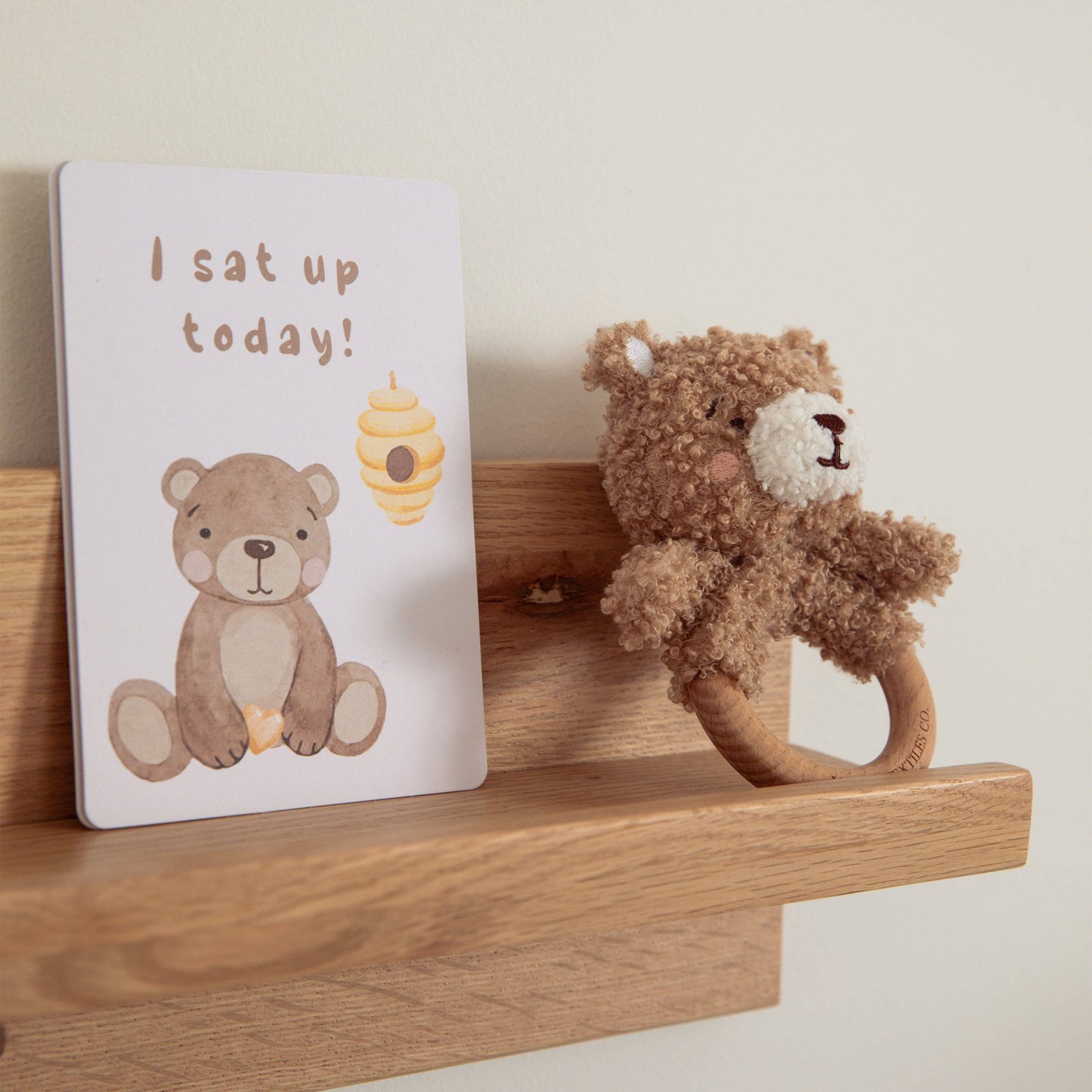 Milestone cards - Cuddly Bear