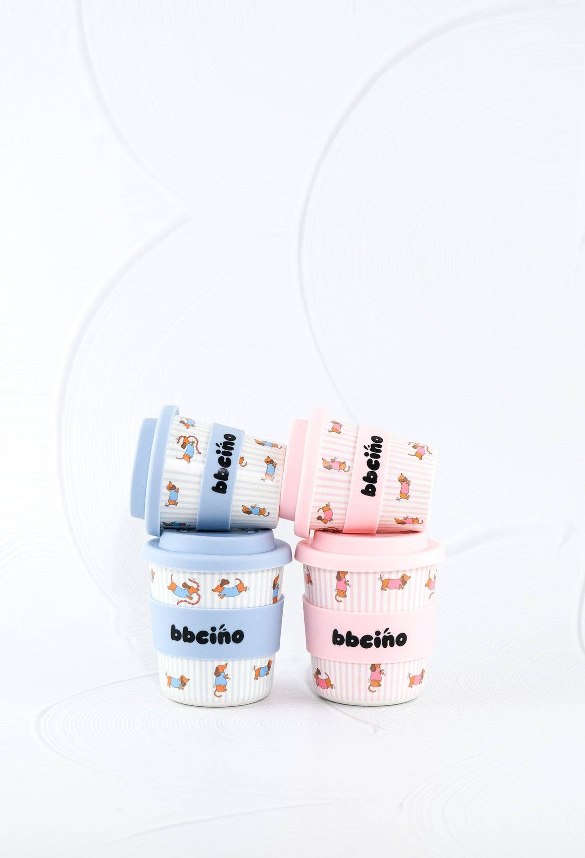Dash in Blue Babycino Cup - 120ml (STRAW INCLUDED)