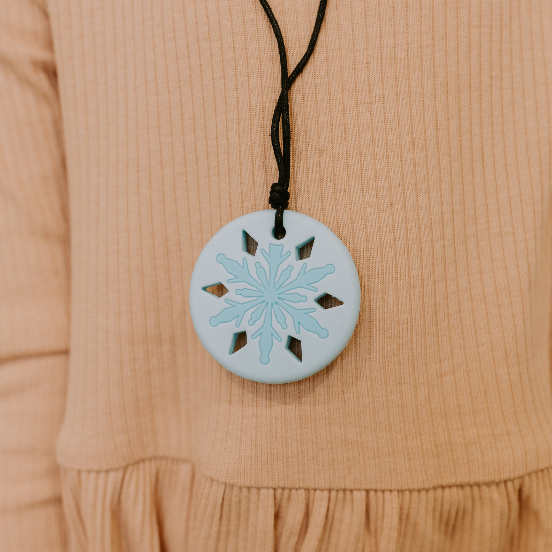 Jellystone Snowflake Sensory Chew Pendant