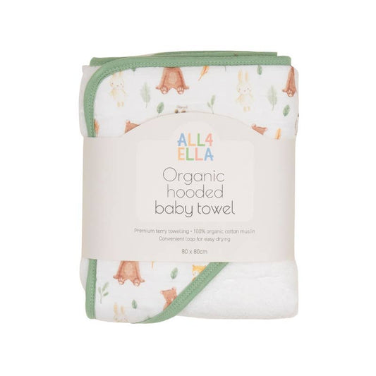 Hooded Towel - Forest Friends