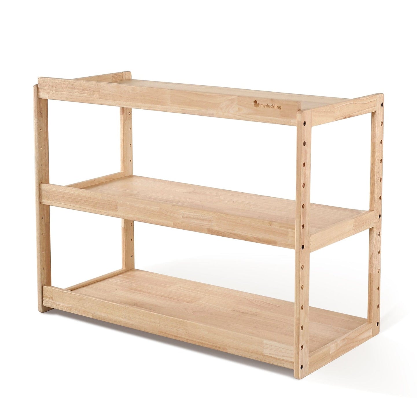 NALA Adjustable Solid Wood 3 Layer Storage Shelf