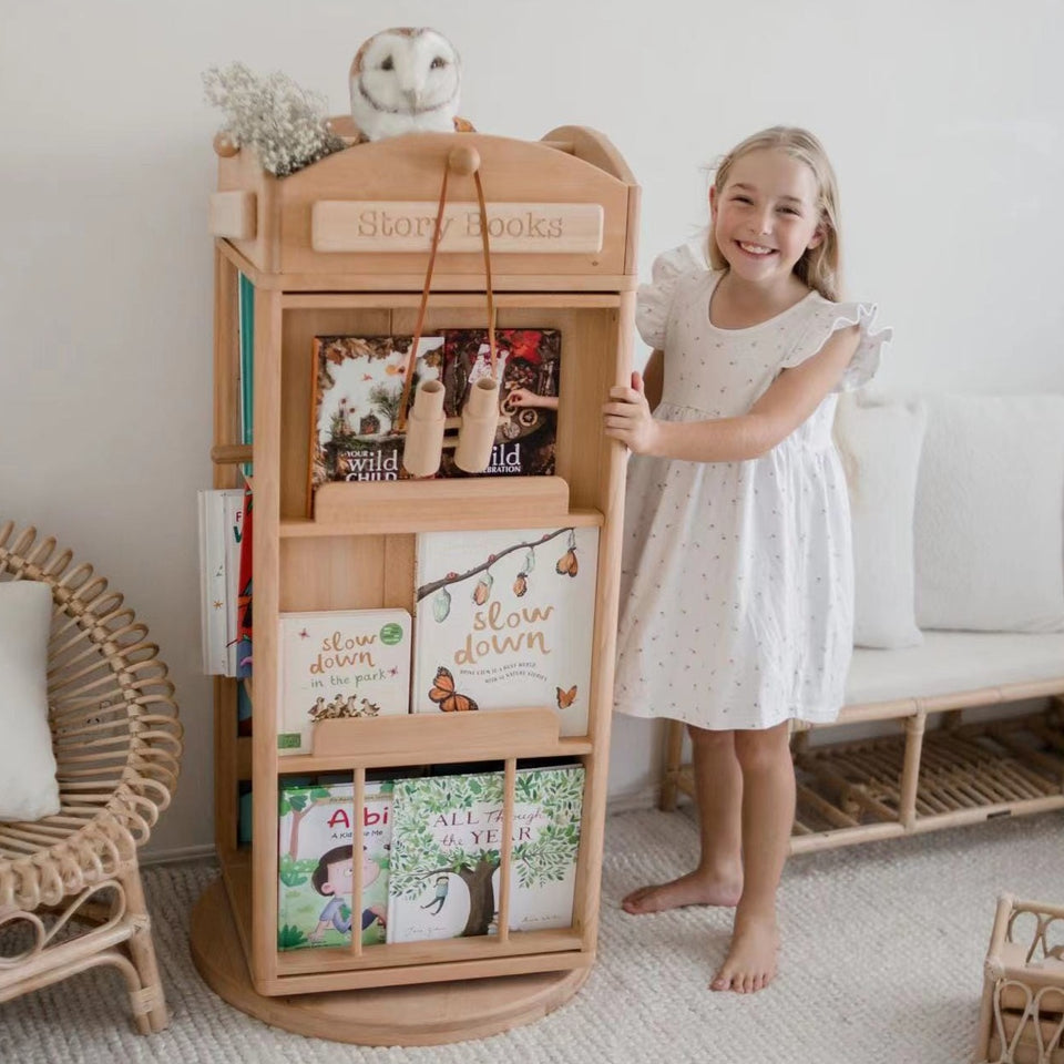 OLI Library Revolving Bookcase - London