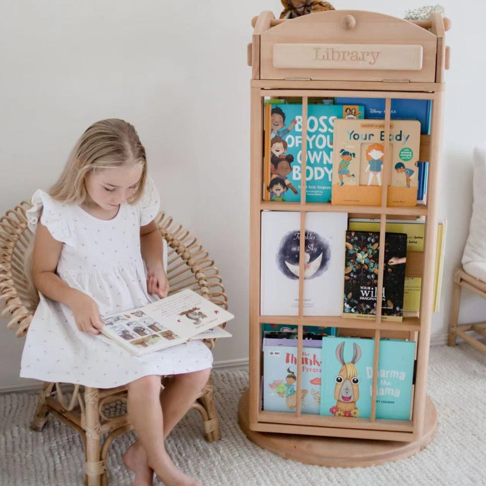 OLI Library Revolving Bookcase - London