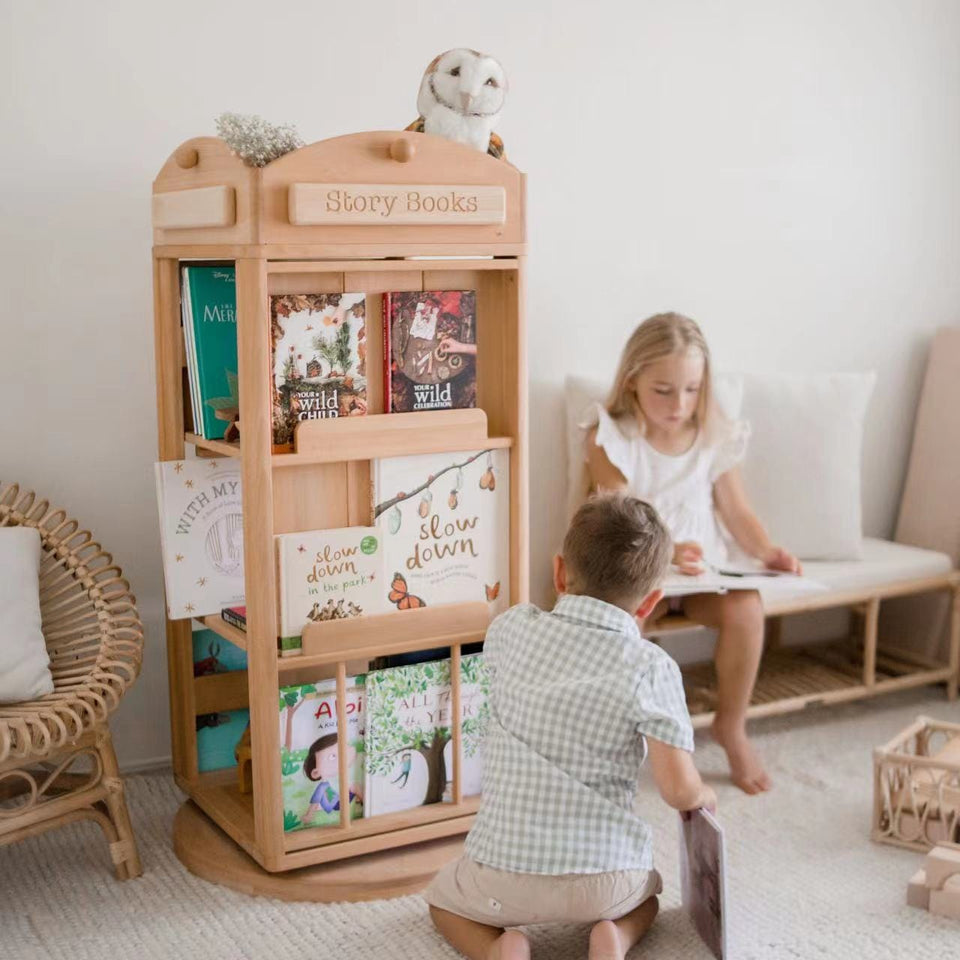 OLI Library Revolving Bookcase - London