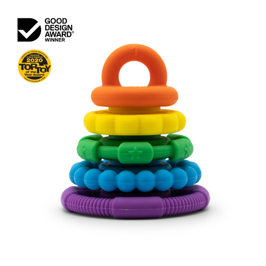 Jellystone Rainbow Stacker and Teether Toy