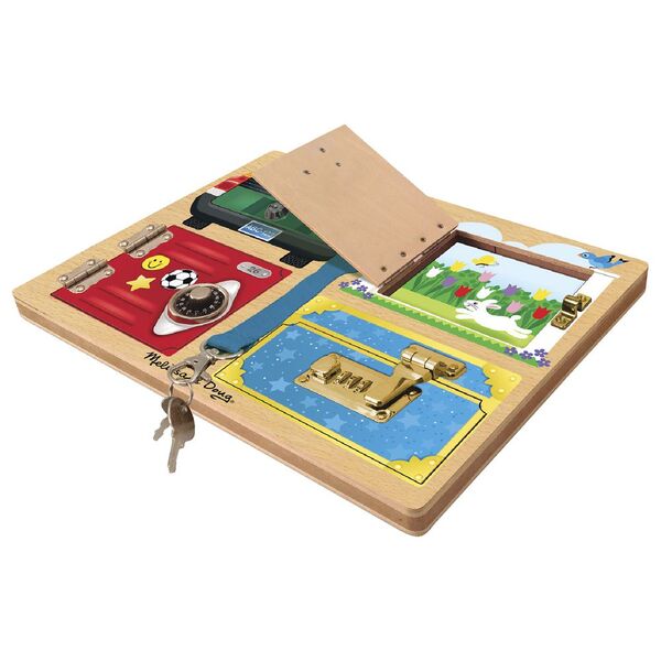 Melissa & Doug - Lock & Latch Board