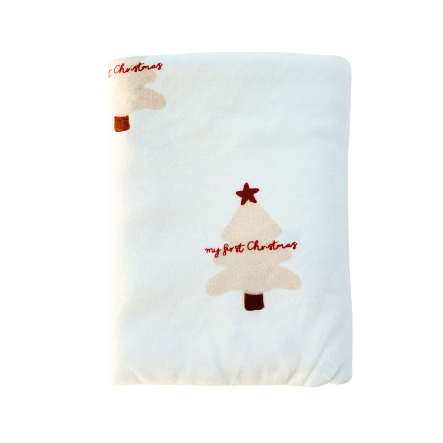 Little & Fern Swaddle Set | My First Christmas