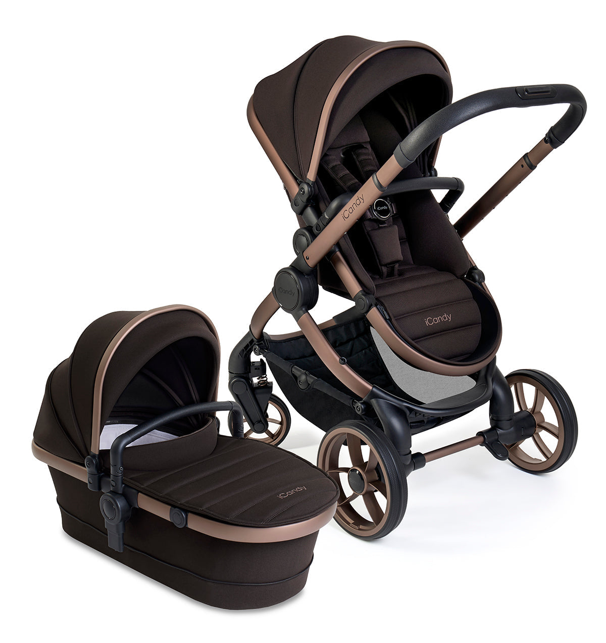 iCandy Peach 7 Bundle With Britax Bpod Capsule Suitable For Low Birth Weight Travel System