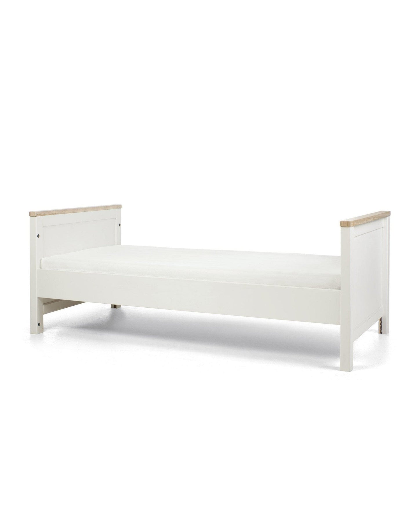 Mamas & Papas Harwell 5 Piece Set with Cotbed, Dresser Changer, Mattress, Fitted Sheets & Mattress Protector - White