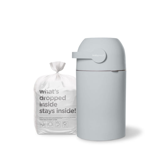 BabyRest Aster Nappy Bin - Grey