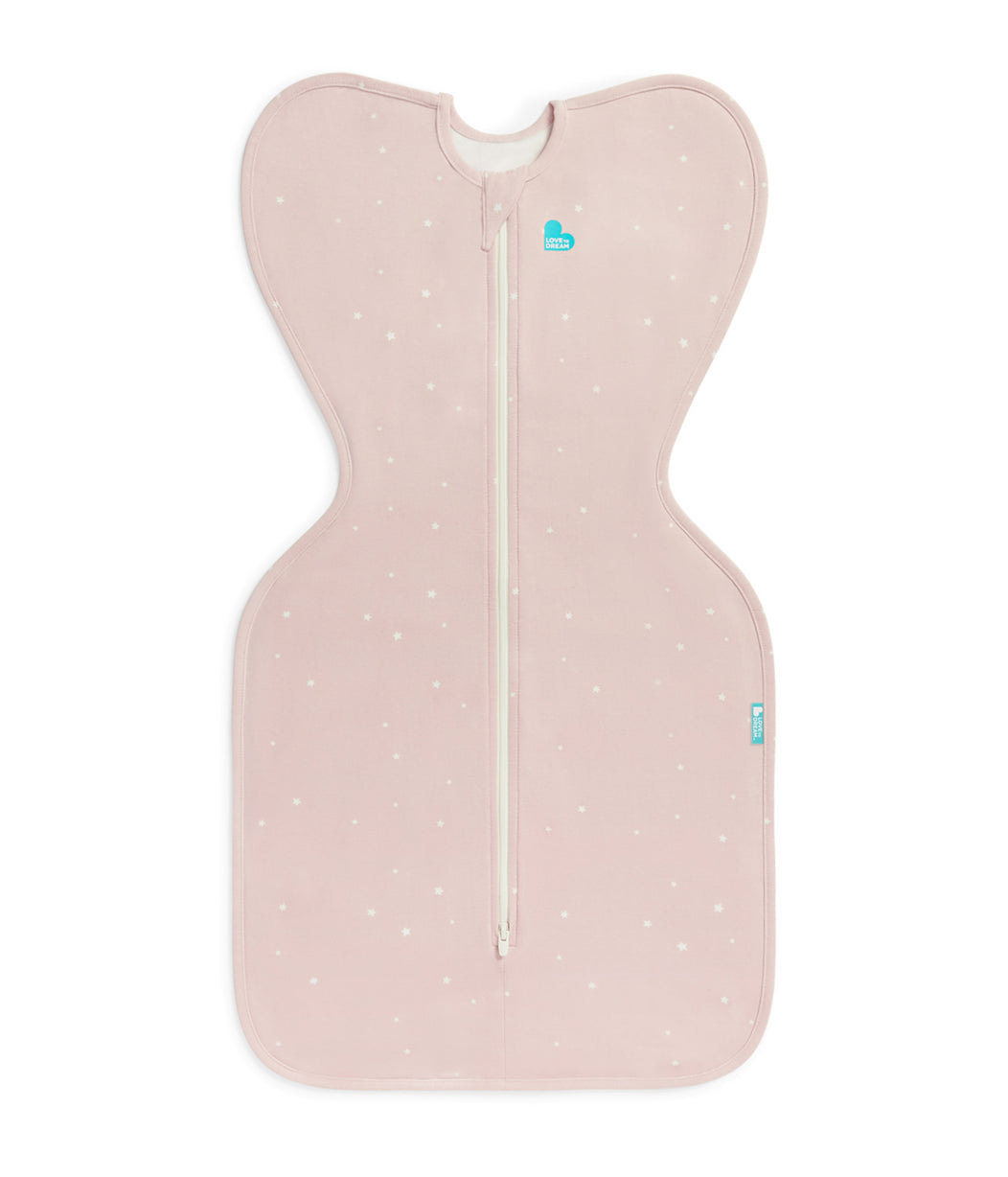 Love 2 Dream SWADDLE UP 1.0T STRETCH COTTON TWINKLE - POWDER PINK