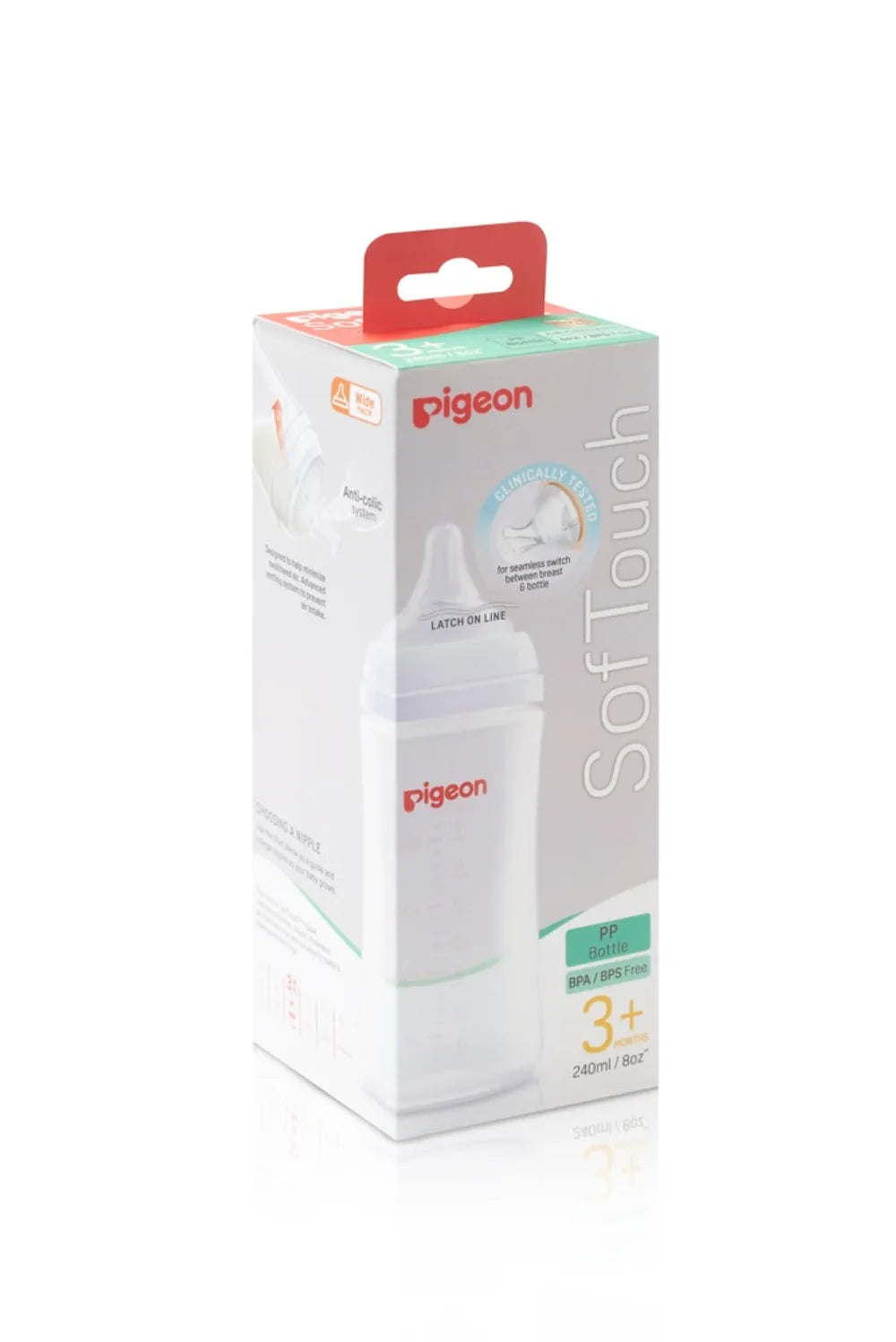 PIGEON SOFTOUCH BPP BOTTLE PP 240ML